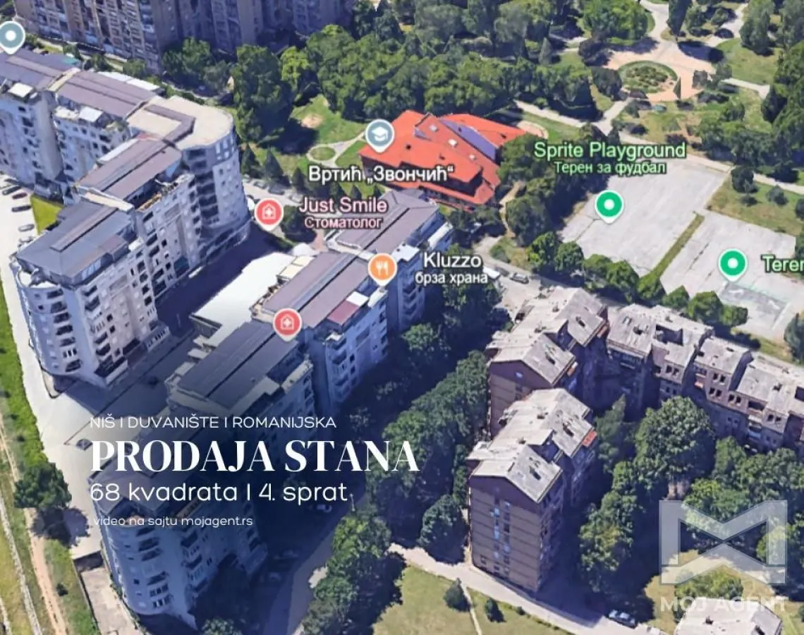 Prodaja, dvosoban stan, 68m², Medijana, Niš