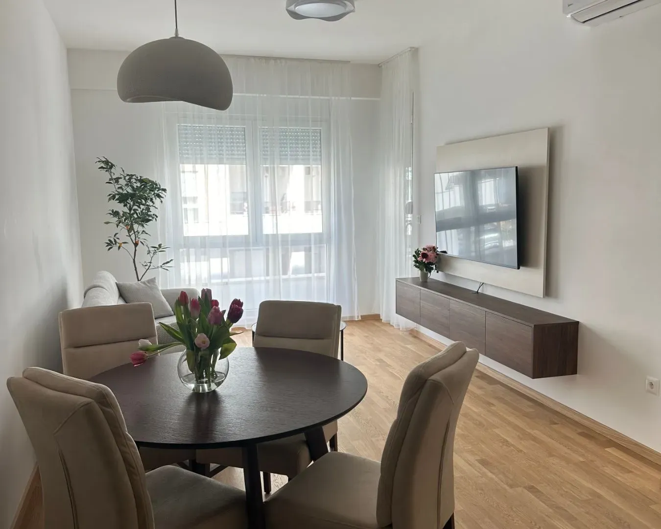 Izdavanje, jednosoban stan, 46m², Zabjelo, Podgorica