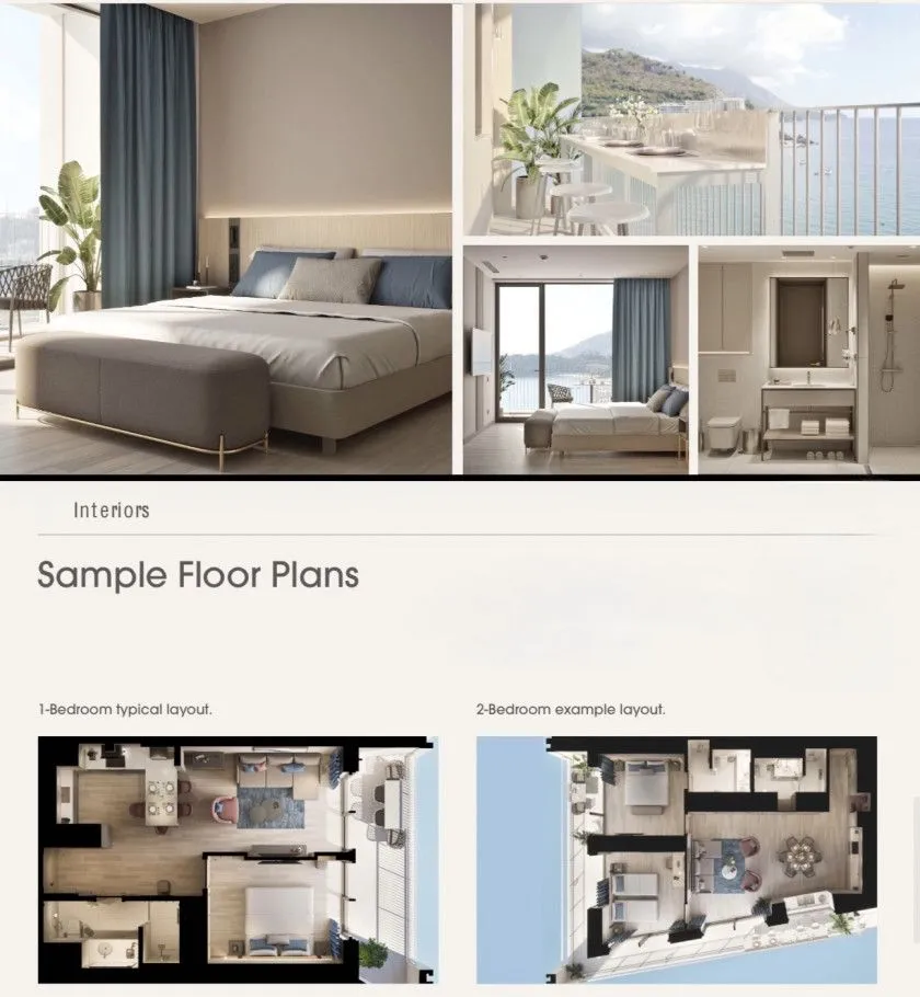 Sale, one bedroom apartment, 56m², Rafailovići, Budva
