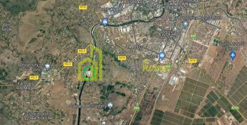 Prodaja, plac, 2464m², Dajbabe, Podgorica