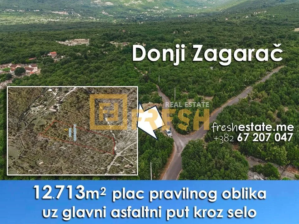 Prodaja, plac, 12713m², Danilovgrad, Crna Gora