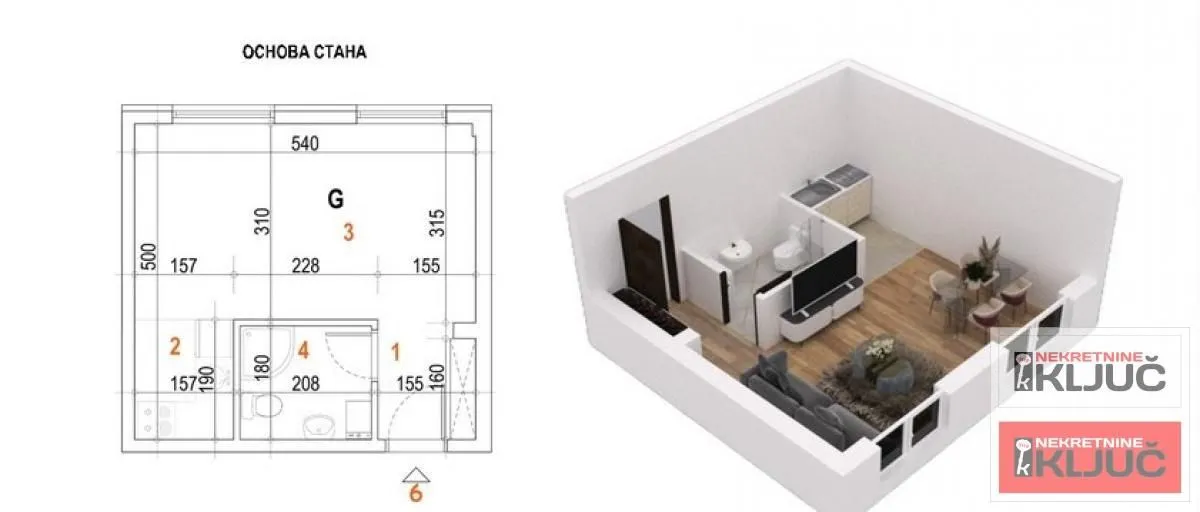 Prodaja, garsonjera, 26m², Bulevar patrijarha Pavla, Novi Sad Sve Podlokacije
