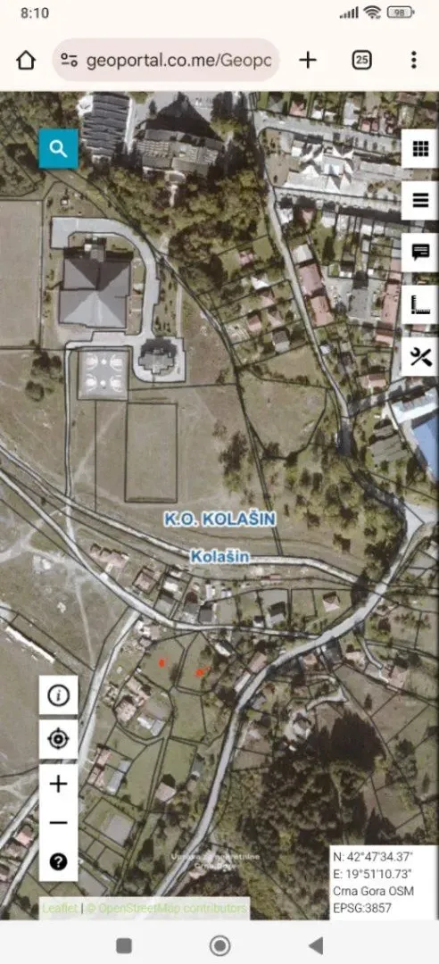 Prodaja, plac, 1213m², Centar, Kolašin