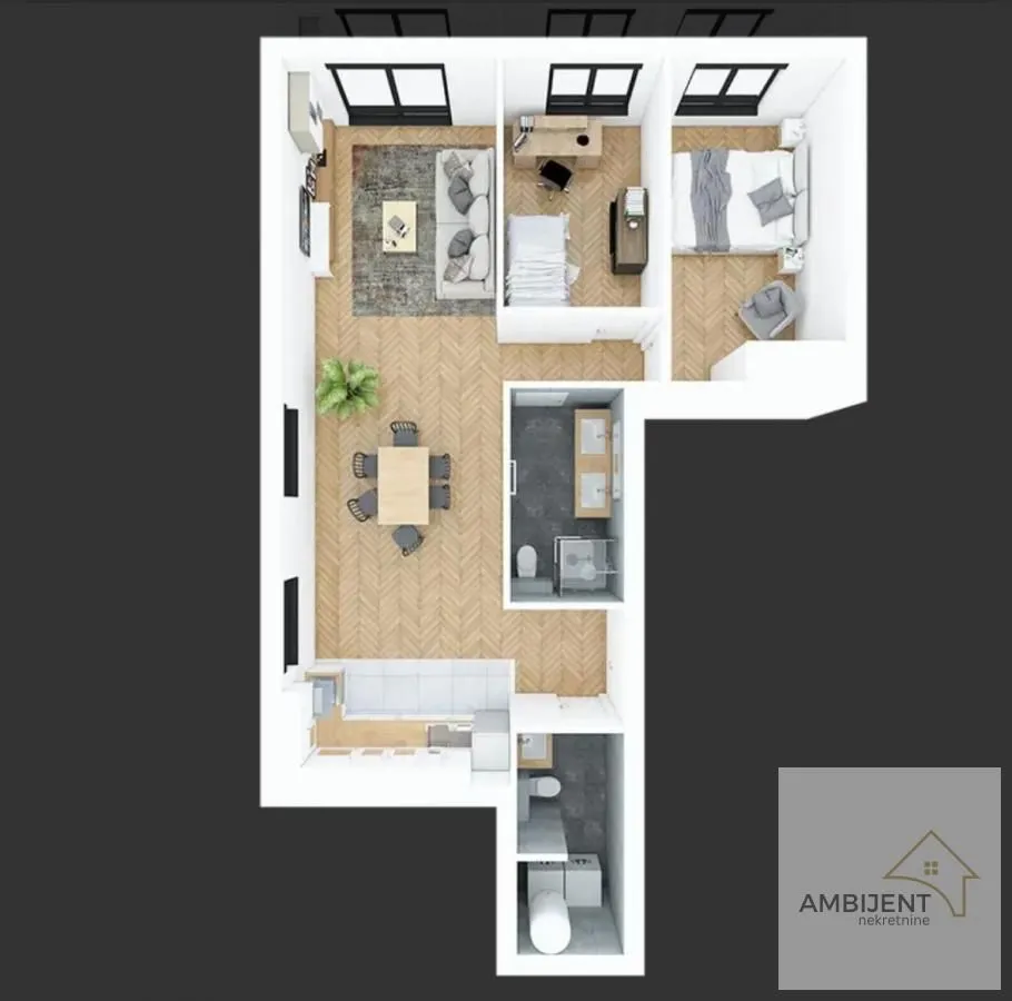 Prodaja, trosoban stan, 71m², Centar Sve Podlokacije, Beograd