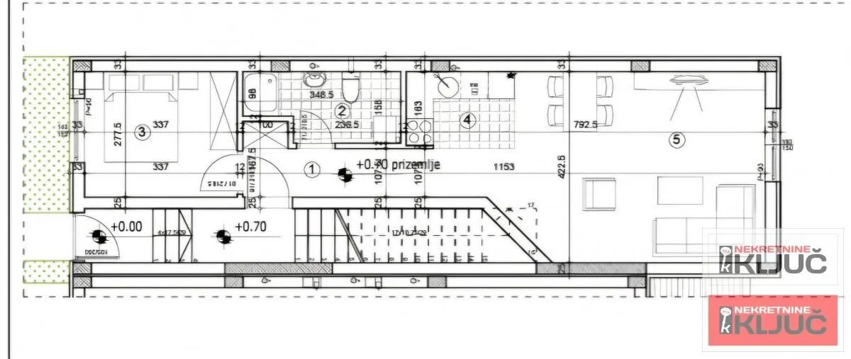 Sale, two bedroom apartment, 47m², Telep, Novi Sad Sve Podlokacije