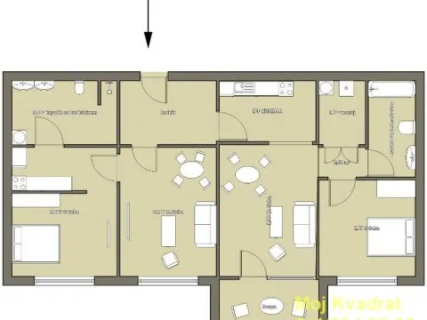 Prodaja, četvorosoban stan, 114m², Savski Venac, Beograd - image 19