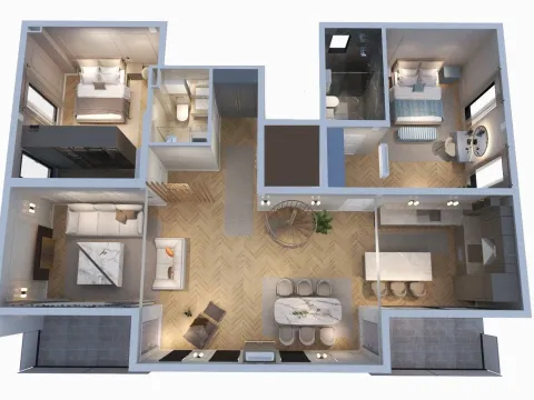 Sale, apartment, 245m², Komoševina, Budva - image 10