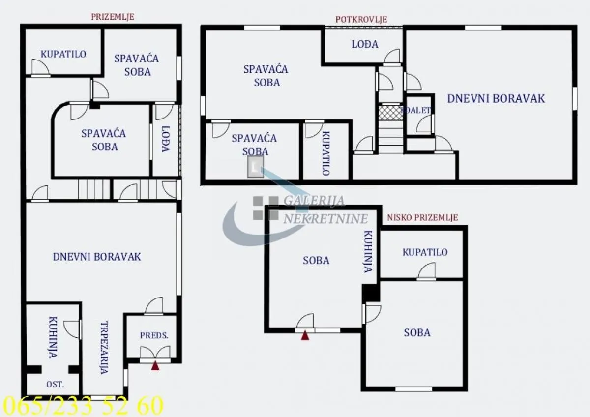 Prodaja, kuća, 300m², Dušanovac, Voždovac Sve Podlokacije