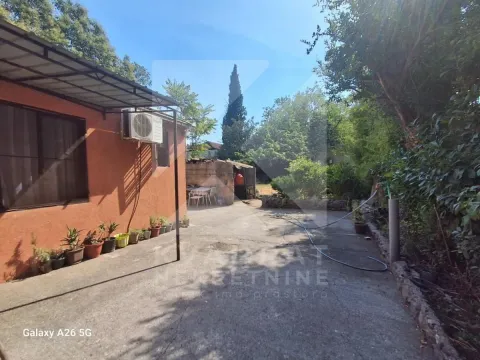 Pogled na dvorište i spoljašnjost kuće sa zelenilom. - image 6