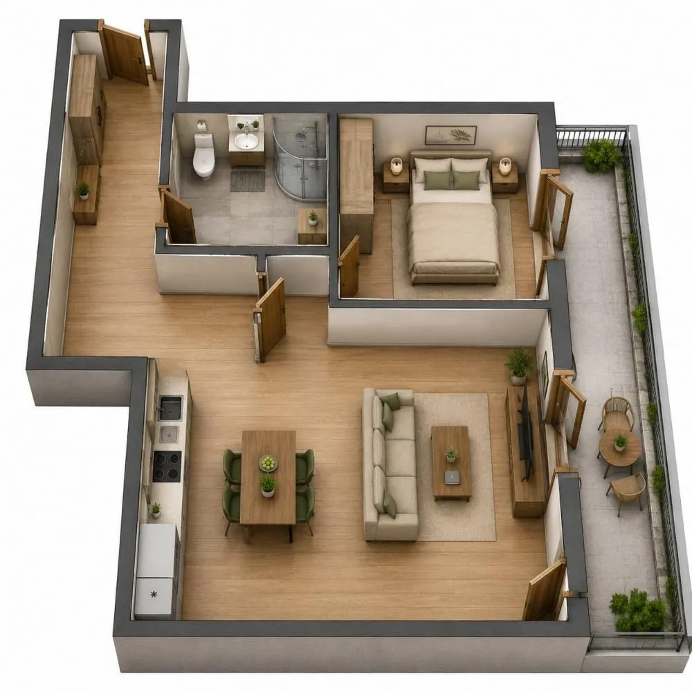 Prodaja, dvosoban stan, 54m², Hadzipopovac, Palilula Sve Podlokacije