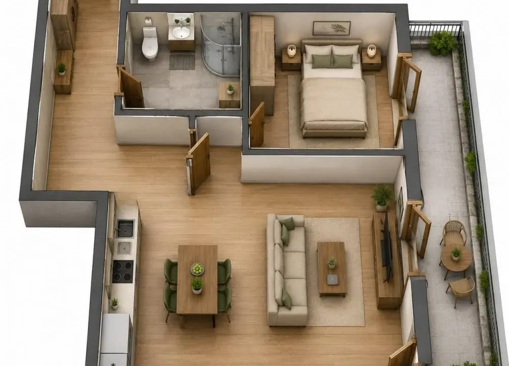 Prodaja, dvosoban stan, 54m², Hadzipopovac, Palilula Sve Podlokacije