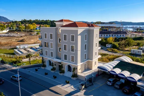 Aerial view of the exterior of a modern residential building. - image 20