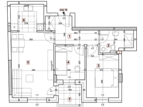 Sale, one bedroom apartment, 57m², Podbara, Novi Sad Sve Podlokacije - image 3
