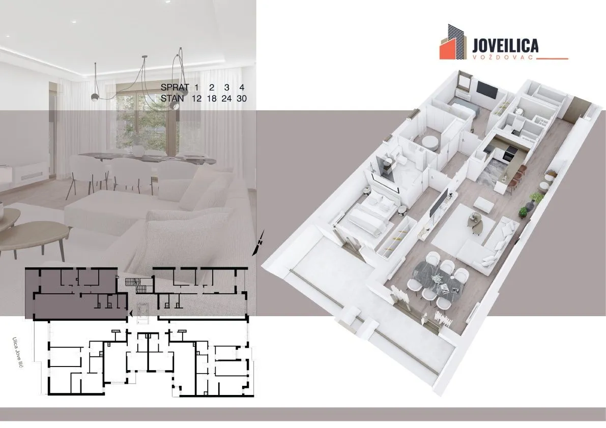 Prodaja, stan, 125m², Voždovac Sve Podlokacije, Beograd