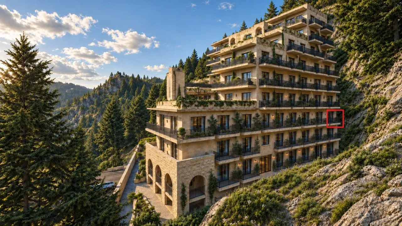 Sale, one bedroom apartment, 39m², Rozino, Budva