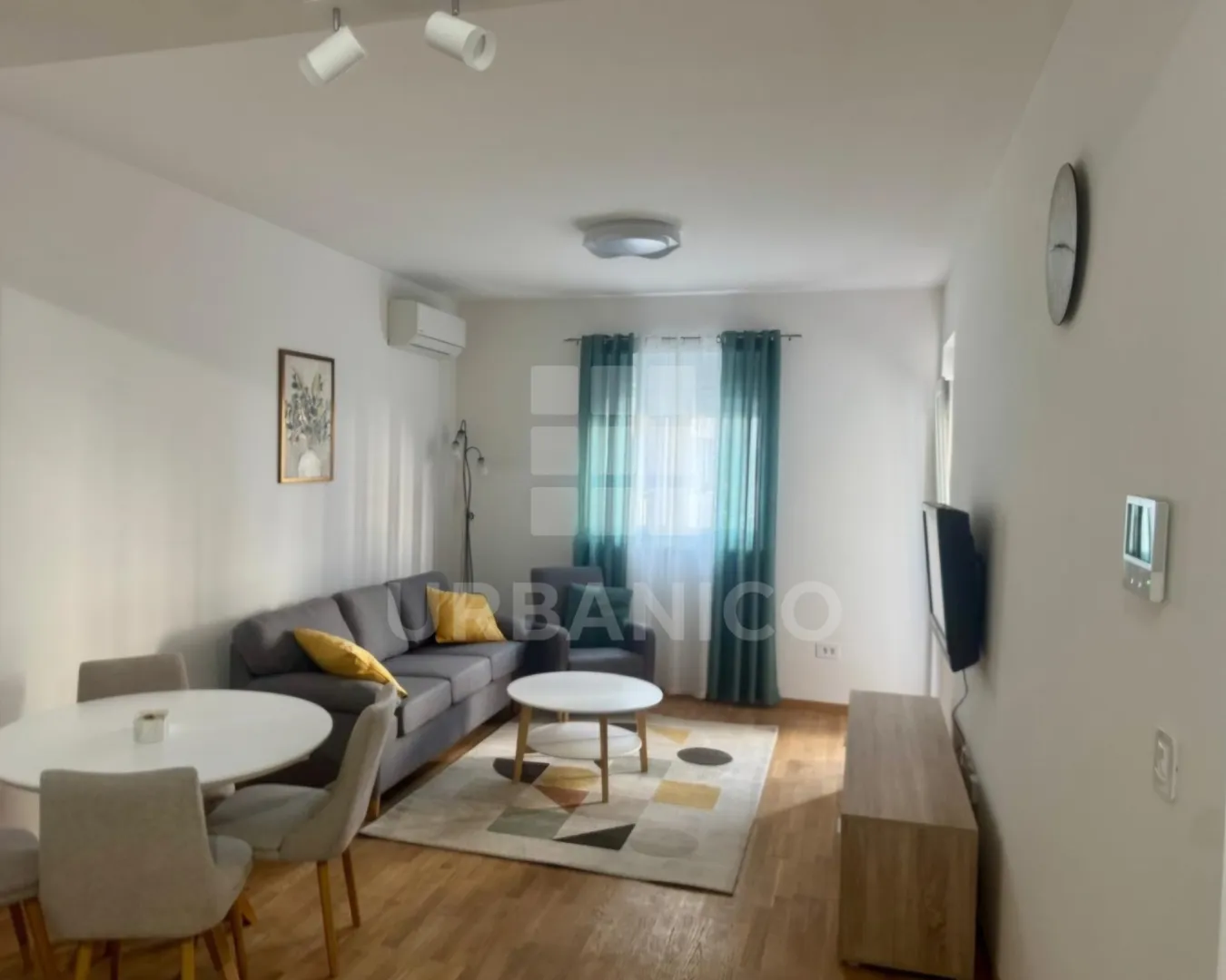 Izdavanje, jednosoban stan, 46m², Stari Aerodrom, Podgorica