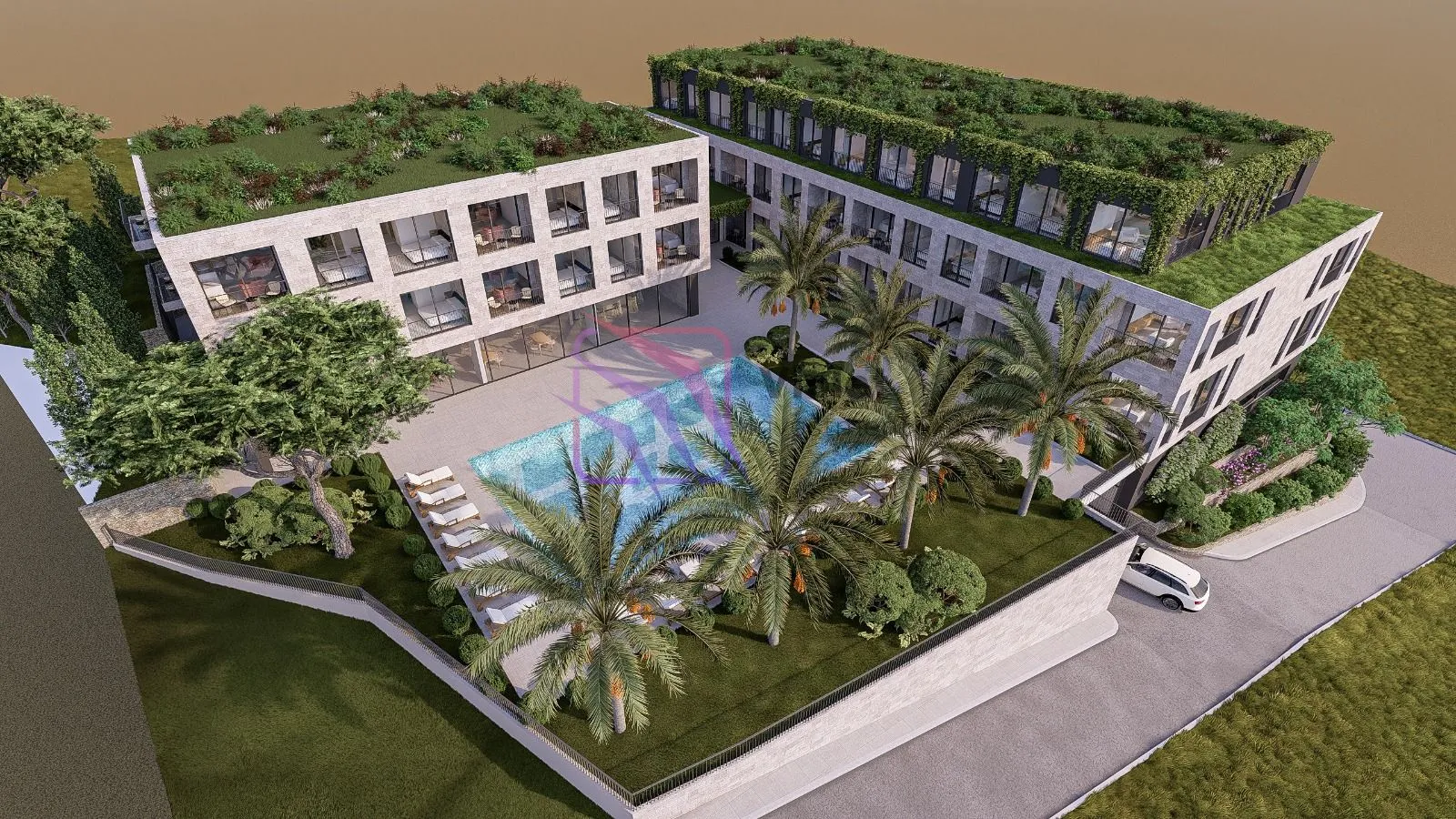 Prodaja, plac, 3000m², Dobrota, Kotor