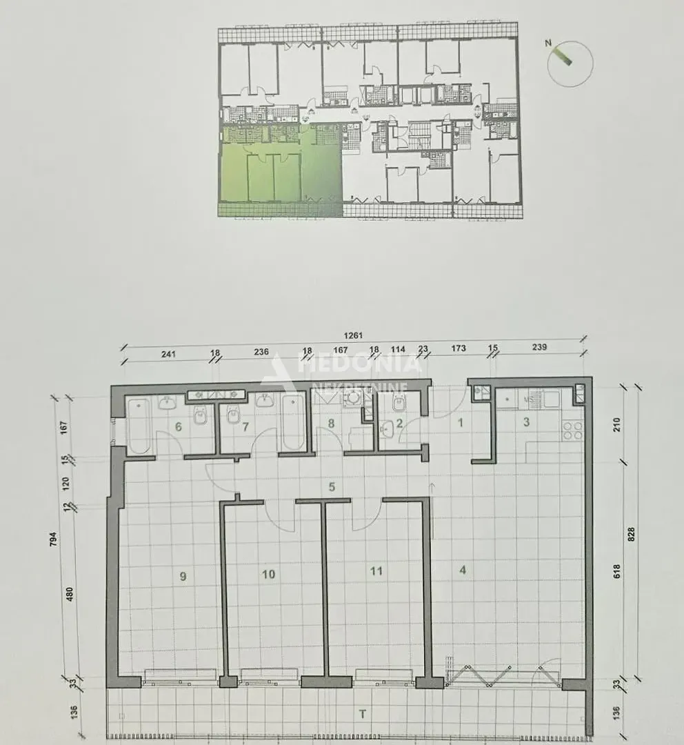 Prodaja, četvorosoban stan, 115m², Novi Beograd Blok 65, Novi Beograd Sve Podlokacije