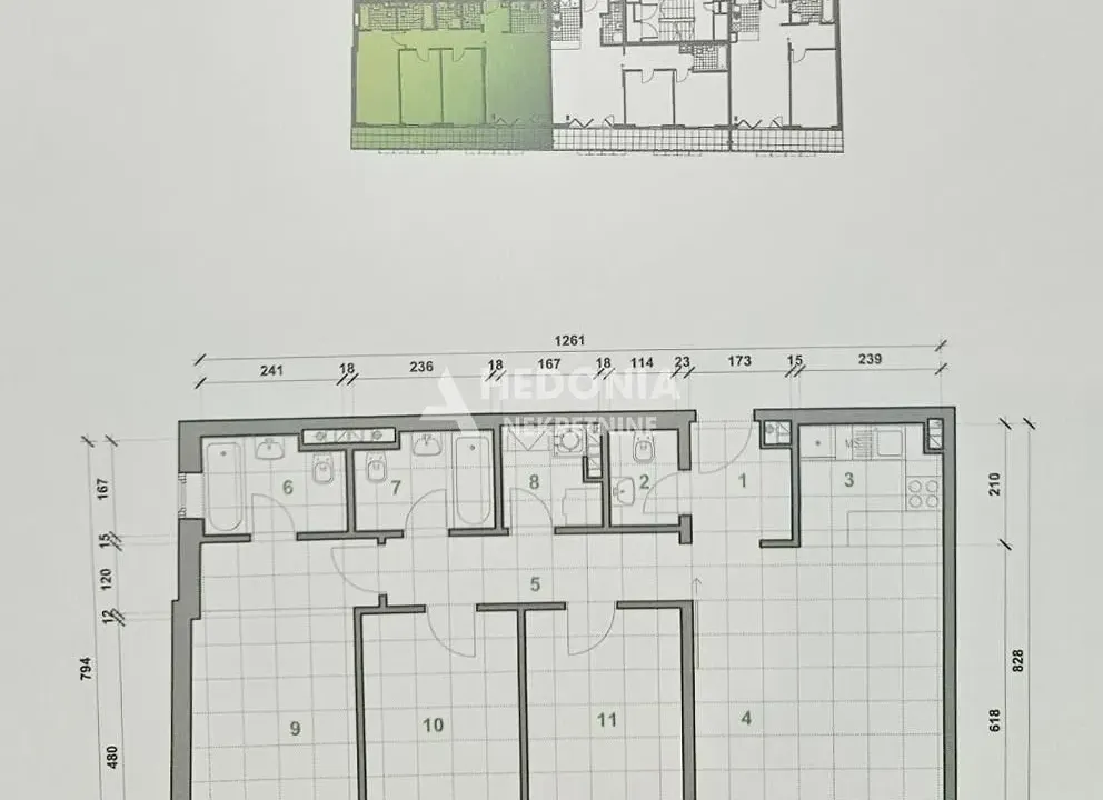 Prodaja, četvorosoban stan, 115m², Novi Beograd Blok 65, Novi Beograd Sve Podlokacije