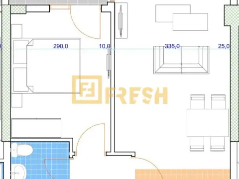 Sale, one bedroom apartment, 45m², Ljubović, Podgorica - image 4