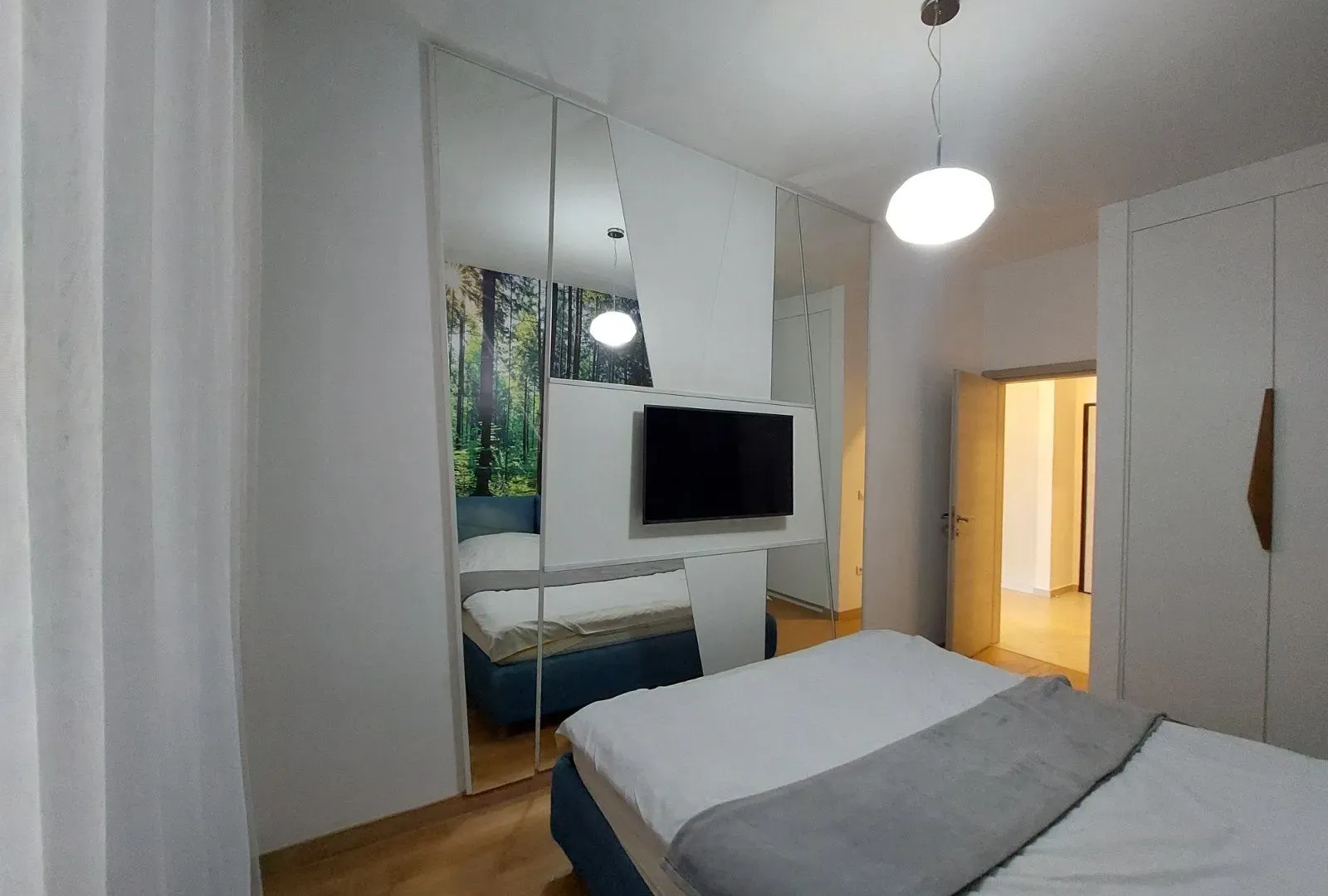 Rent, one bedroom apartment, 57m², Dobrota, Kotor