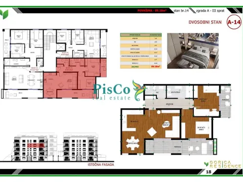 Prodaja, dvosoban stan, 89m², Gorica C, Podgorica - image 2