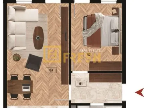 Sale, one bedroom apartment, 48m², Zabjelo, Podgorica - image 4