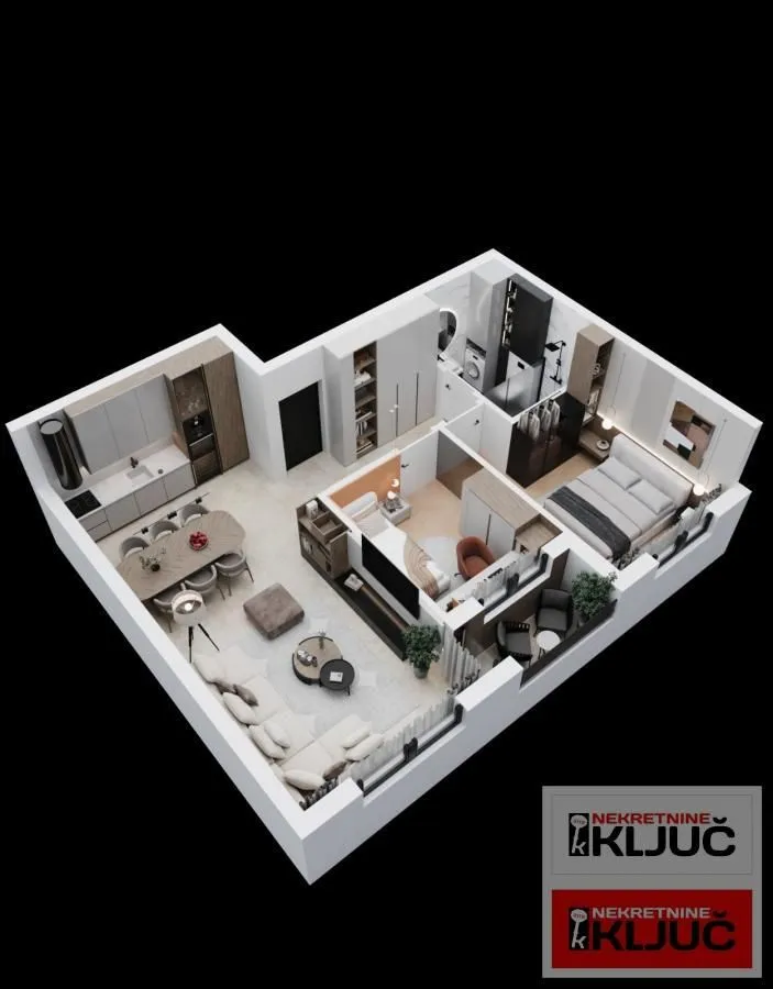 Prodaja, dvosoban stan, 62m², Veternik, Novi Sad Sve Podlokacije