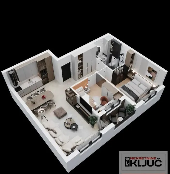 Sale, two bedroom apartment, 62m², Veternik, Novi Sad Sve Podlokacije