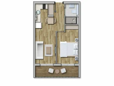 Prodaja, stan, 26m², Kavač, Kotor - image 9
