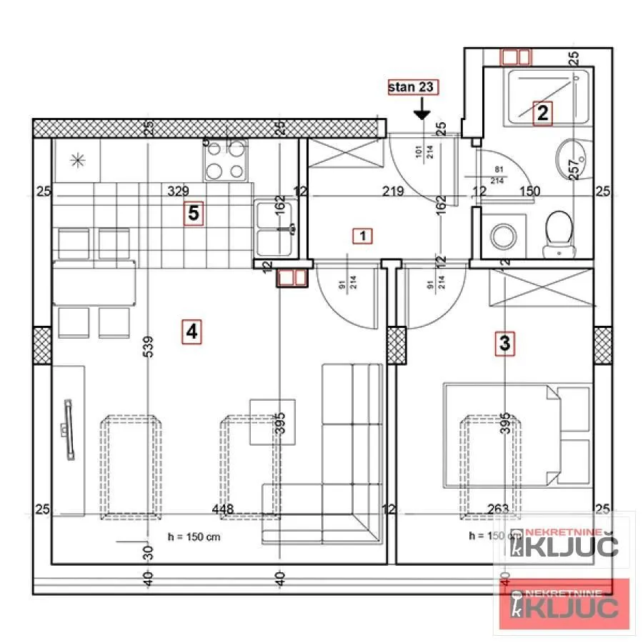 Prodaja, dvosoban stan, 39m², Podbara, Novi Sad Sve Podlokacije
