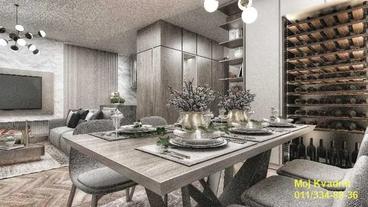 Sale, two bedroom apartment, 60m², Savski Venac, Beograd