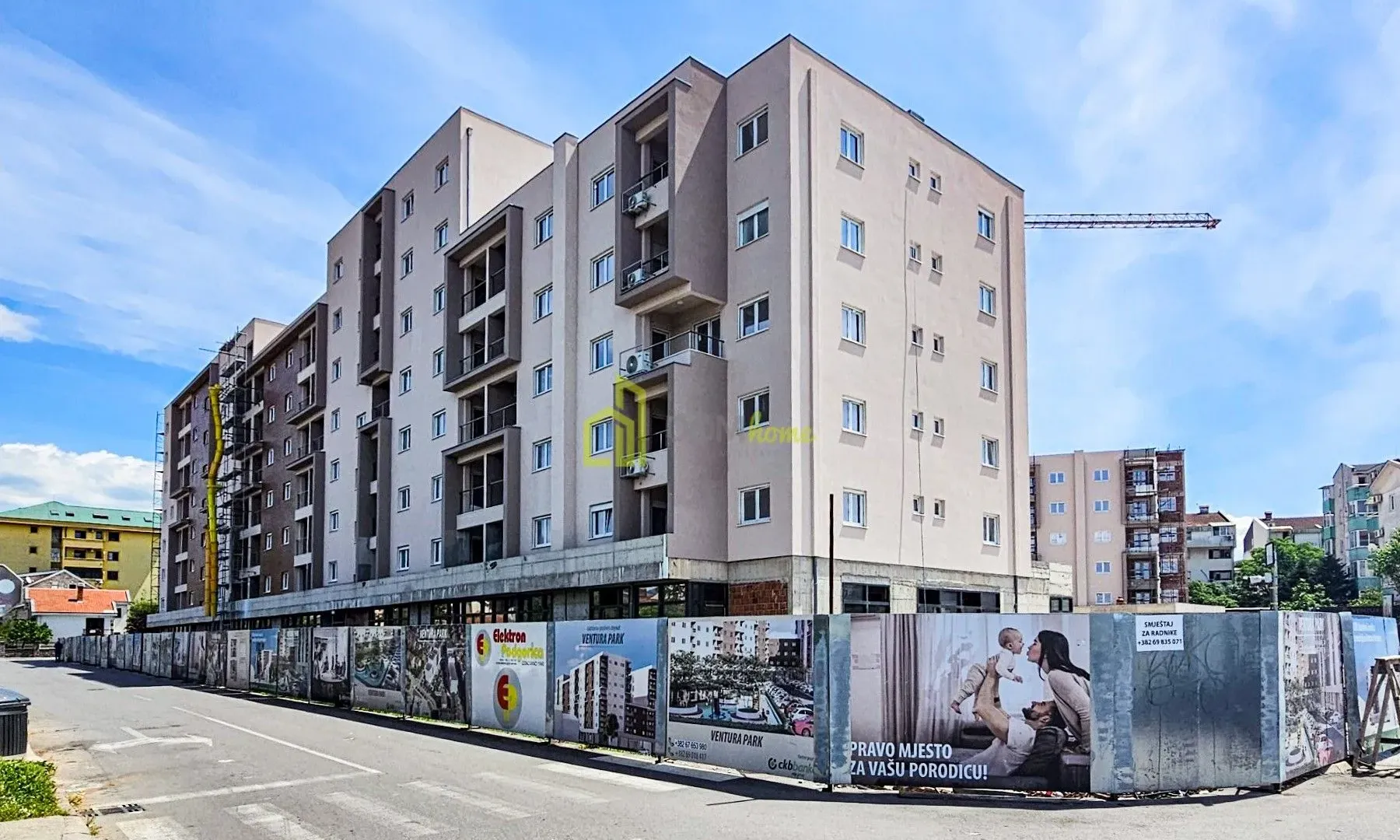 Izdavanje, jednosoban stan, 46m², Stari Aerodrom, Podgorica