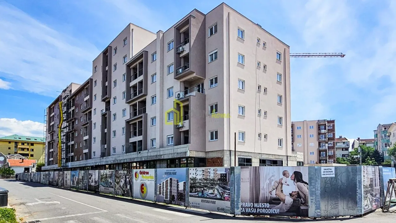Izdavanje, jednosoban stan, 46m², Stari Aerodrom, Podgorica