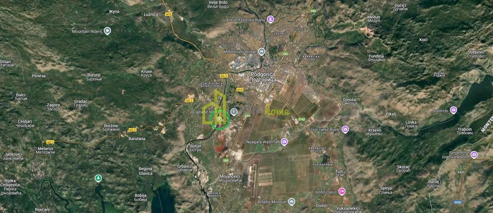 Prodaja, plac, 9217m², Dajbabe, Podgorica