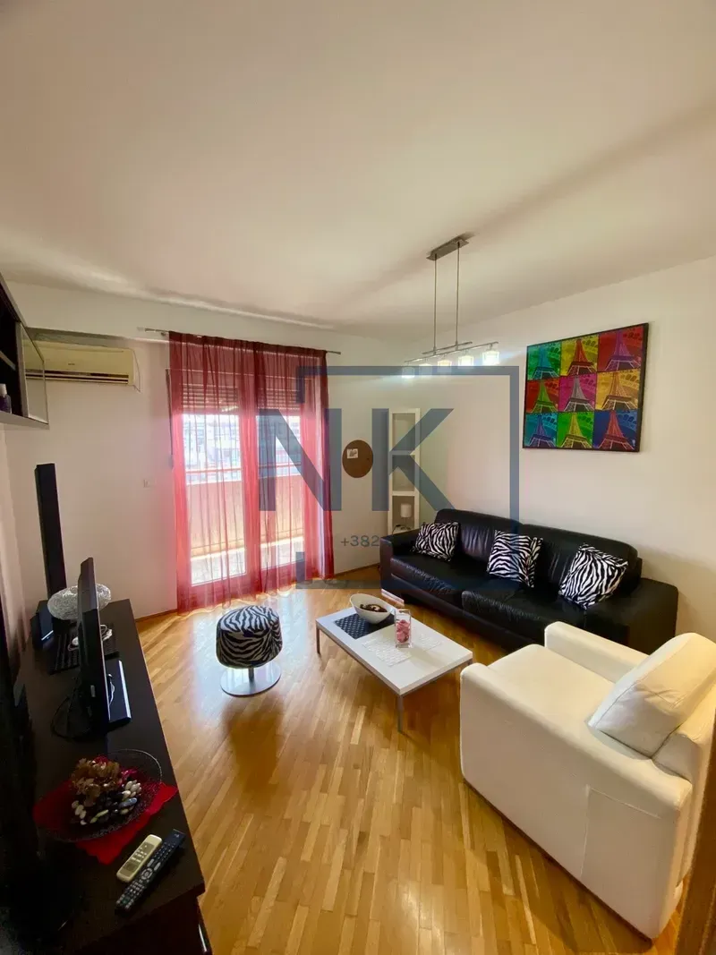 Izdavanje, jednosoban stan, 50m², Preko Morače, Podgorica