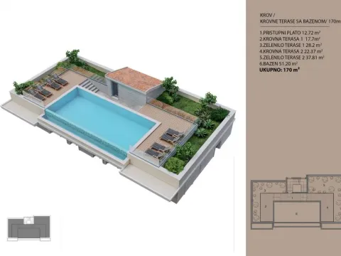 Prodaja, trosoban stan, 157m², Dobrota, Kotor - image 11