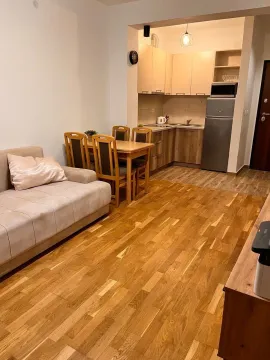 Dnevni boravak sa garniturom, trpezarijom i spojenom kuhinjom. - image 2