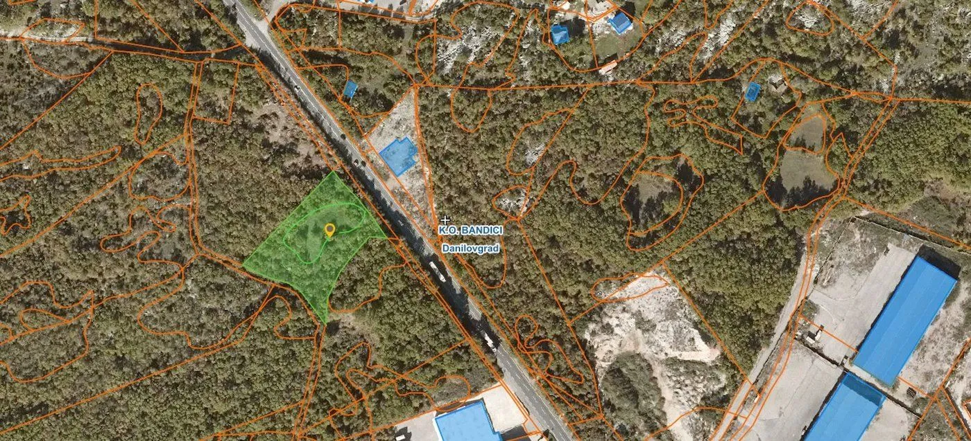 Prodaja, plac, 4214m², Bandići, Danilovgrad