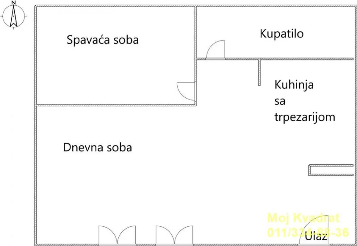 Sale, three bedroom apartment, 98m², Novi Beograd Blok 62, Novi Beograd Sve Podlokacije