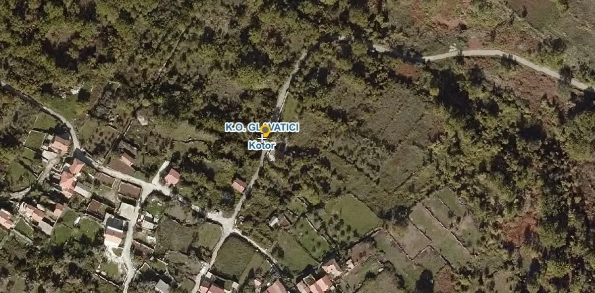 Prodaja, plac, 1200m², Glavatičići, Kotor