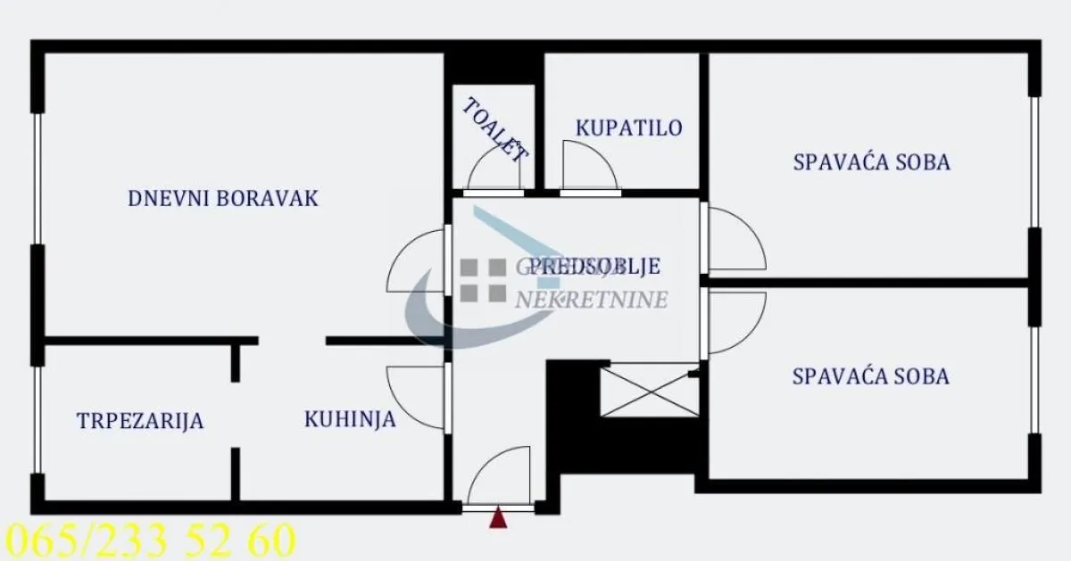 Prodaja, trosoban stan, 71m², Miljakovac, Rakovica