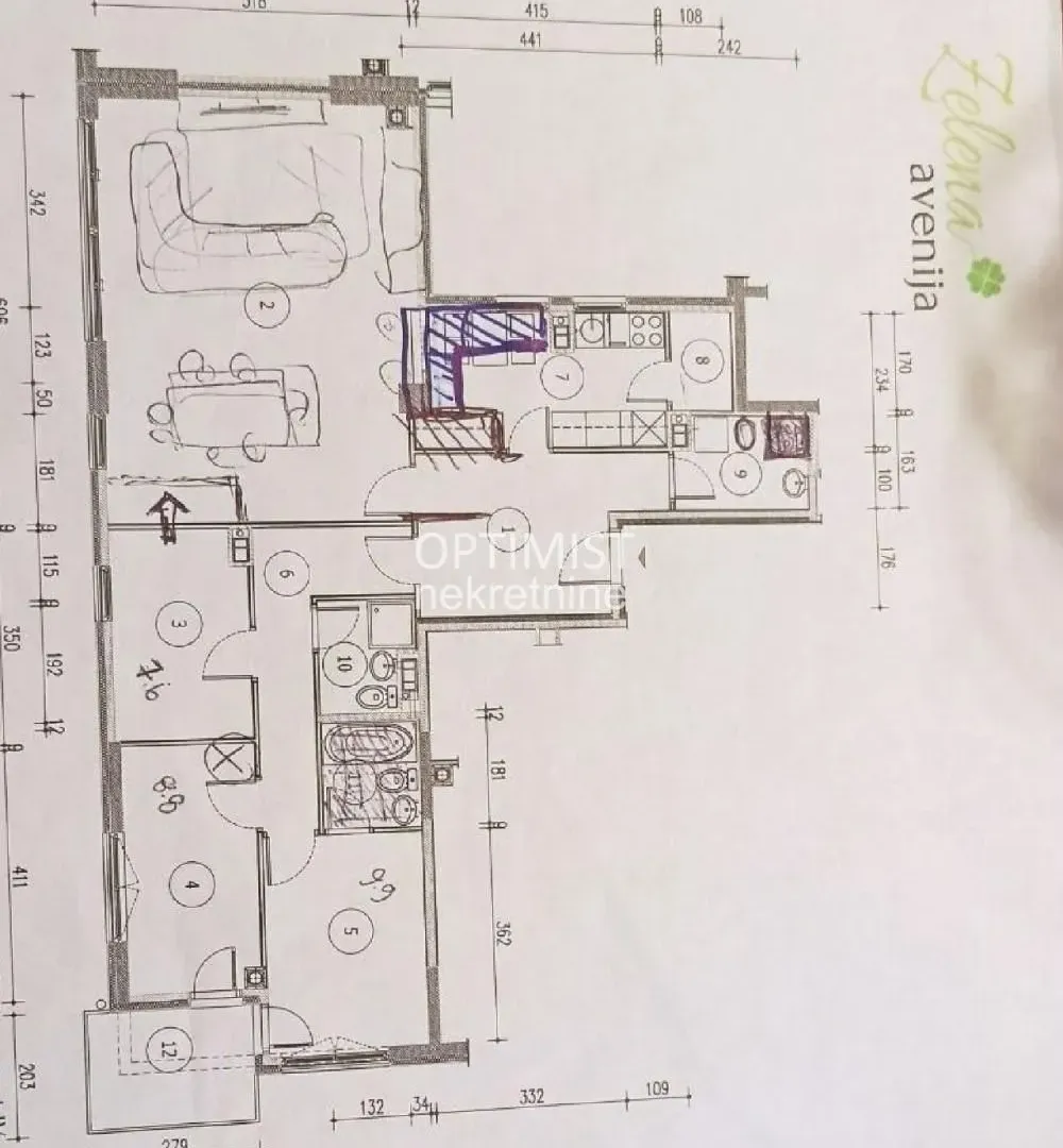 Prodaja, trosoban stan, 106m², Zemun Sve Podlokacije, Beograd