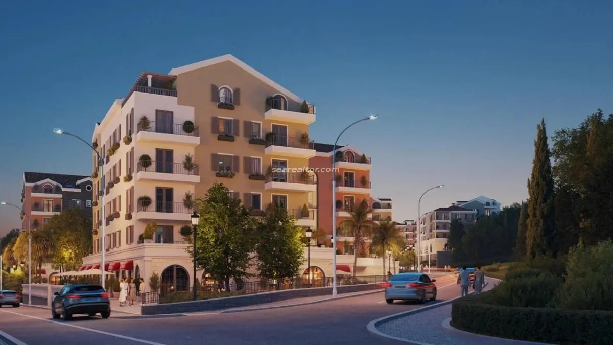 Prodaja, dvosoban stan, 64m², Donja Lastva, Tivat