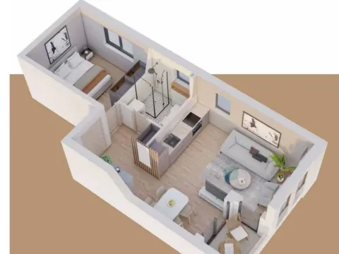 Sale, one bedroom apartment, 44m², Centar, Budva - image 3