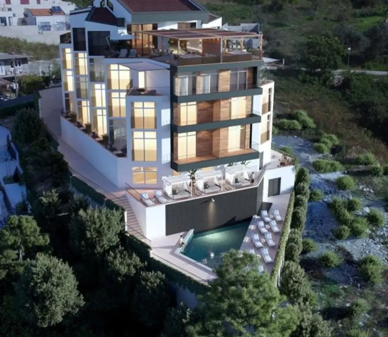 Prodaja, jednosoban stan, 56m², Centar, Tivat