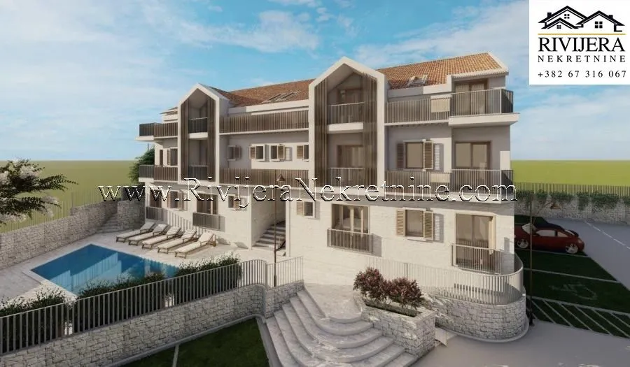Sale, one bedroom apartment, 49m², Risan, Kotor
