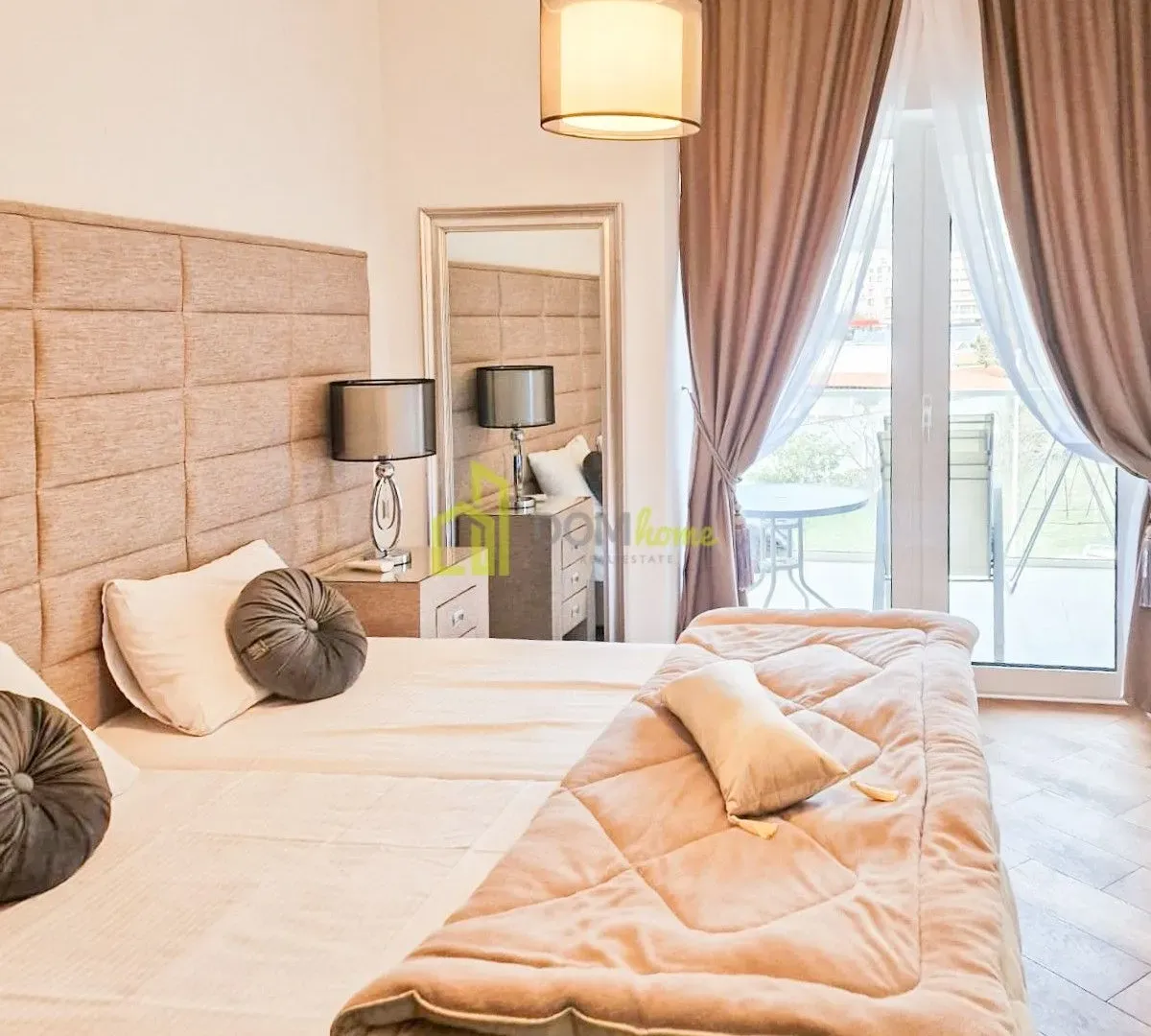 Izdavanje, jednosoban stan, 64m², Tre Canne, Budva