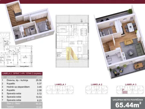 Sale, four bedroom apartment, 85m², Veternik, Novi Sad Sve Podlokacije