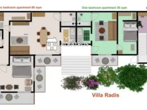 Rent, house, 80m², Dobre Vode, Bar - image 3